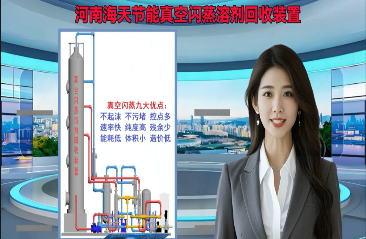 河南海天環(huán)境節(jié)能真空閃蒸有機(jī)溶劑回收節(jié)能裝置